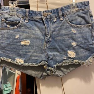 Free People denim cutoffs
